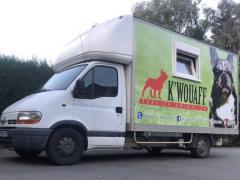 Un camion transformé en salon de toilettage dans la région de Liège Province de Liège